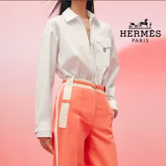 HERMES エルメス フューシャピンク 長袖シャツ 42 HERMES - エルメス HERMES シャツの通販 by KOMEHYO ONLINE