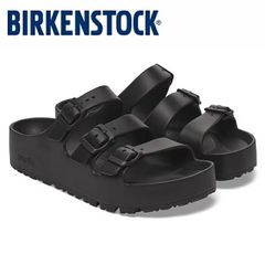 빌켄슈톡 플로리다 III EVA 플렉스 플랫폼 1029738 여성 샌들 블랙 35-40 좁은 좁은 폭 Birkenstock Florida III EVA Flex Platform