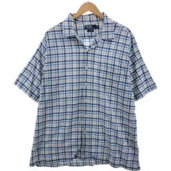 古着 ラルフローレン Ralph Lauren POLO by Ralph Lauren ADAMS オープンカラー 半袖 チェックシャツ ボックスシャツ/eaa544750