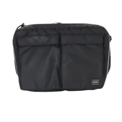 【中古】PORTER ポーター 622-07137 ショルダーバッグ タンカー カラー:黒 多機能バッグ ビジネスバッグ 吉田カバン A2500879 【無料ギフトラッピング承ります】