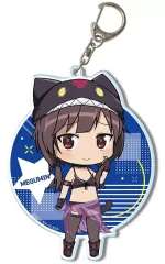 【中古】キーホルダー デザイン04(めぐみん/ちびキャラちょむすけ風水着Ver.) ビッグアクリルキーホルダー 「この素晴らしい世界に爆焔を!」