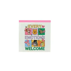 【メール便】くまのプーさん メモ帳 スクエアメモ カラフル ディズニー サンスター文具 新学期準備文具 かわいい キャラクター グッズ 