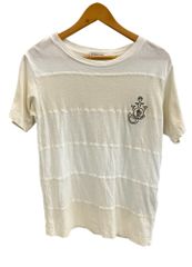 モンクレール MONCLER JW ANDERSON JWアンダーソン つぎはぎデザイン ボーダー 生成り G109E8C00009 Tシャツ ホワイト Sサイズ 101MT-4198