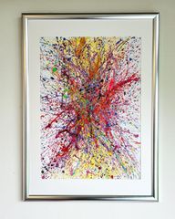 プリマの憂鬱 - 抽象画 キャンバス 33×24㎝ F4号 原画のみ 一点