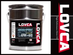 LOVCA DIESEL-SPORT 0W-40/20L クリーンディーゼル車用