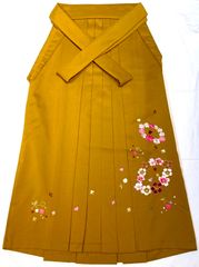 袴 卒業式 九重 刺繍 黄土色 雪輪 JAPAN STYLE yzk877 - メルカリ