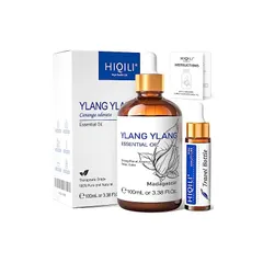 【新品】 HIQILI イランイラン 精油 100ml 天然 100% エッセシャンオイル マッサージオイル アロマオイル 加湿器 アロマ プレゼント 0