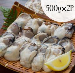 【送料無料】ジャンボ 生剥き 牡蠣 冷凍 1kg ( 500gx2P ) 国産