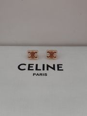 超人気🌸CELINE・セリーヌ　ピアス　金色　トリオンフ グラソン スタッズピアス　メンズ用✜レディース用　極美品　新品