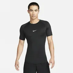 ナイキ  メンズ 半袖シャツ NIKE ナイキ プロ Dri-FIT タイト トップ インナー 黒 ブラック Tシャツ アンダー トレーニング ランニング 男性 スポーツウェア/FB7933-010