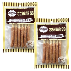 【犬用おやつ】オーシーファーム ささみＢＡＲ ＳＳ 6本 × ２個  国産原料使用  無添加  犬用おやつ