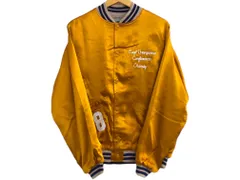 HOUSTON (ヒューストン) RAYON AWARD JACKET（EAST）レーヨンアワードジャケット L 51250 ゴールド 黄系 メンズ/004のサムネイル