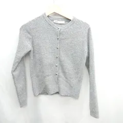 ◇ ⊇ ZARA ザラ 長袖 カーディガン サイズS グレー レディース E  【1411210003610】