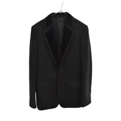 CELINE (セリーヌ) 20AWベルベットインサート ウールクラシック テーラードジャケット 2V00A445K ブラック