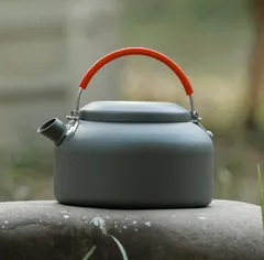 新品未使用大容量 キャンプ用ケトル ポット アウトドア 焚火用 湯沸かし 1.8L 軽量 携帯 やかん おしゃれ お茶 コーヒーのサムネイル