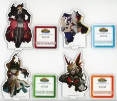【中古】アクリルスタンド・アクリルパネル [単品] 集合 描き下ろしアクリルスタンド4体セット 「Blu-ray/DVD 僕のヒーローアカデミア THE MOVIE ユアネクスト プルスウルトラ版 アニメイト限定セット」 同梱特典