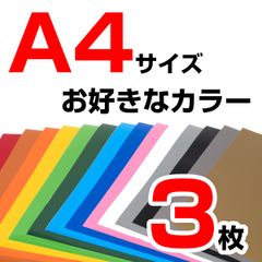 A4サイズ 3枚 屋外耐候4年 塩ビ カラー マーキング シート カッティング フィルム ステッカー 光沢 シート屋.jp