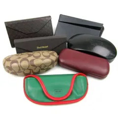 グッチ/ディオール/ロエベ他 メガネケース 7点セット 眼鏡ケース ブランド まとめて 大量 レディース 【中古】