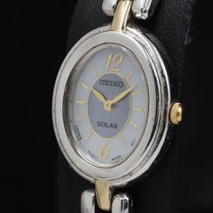 美品 セイコー プレサージュ 腕時計 動作未確認 ゴールド秒針 女性