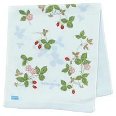 【新着商品】nishikawa 【 西川 】 今治 フェイスタオル 34X75cm 洗える 綿100％ ウェッジウッド ワイルド ストロベリー やわらか 日本製 ブルー TT23165601