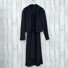 【 LAUTREAMONT 】サッシュベルト付きワンピーススーツセット