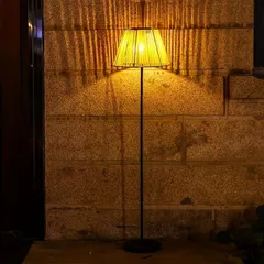 ソーラーライト スタンド 和風 おしゃれ かわいい インテリア フロア ランプ ガーデン ライト 室内 屋外 自動点灯 防水 エコ eco 庭 4-7