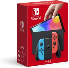 【開封済・未使用品】Nintendo Switch有機ELモデル Joy-Con(L)ネオンブルー/(R)ネオンレッド HEG-S-KABAA