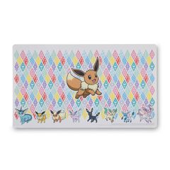 ポケモンカード プレイマット イーブイフレンズ エーフィ ブラッキー グレイシア ブースター　（0820650093647）