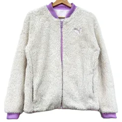 PUMA プーマ リバーシブル アウター ジャケット ジャンパー ピンク  ホワイト ファー
