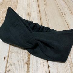 ヘアバンド　ハンドメイド　ブラック16