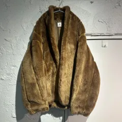 6 ROKU ロク フェイクファージャケット ブラウン size:S【表参道A09】