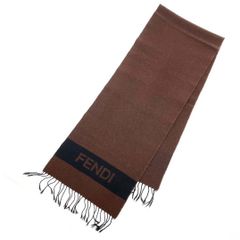 FENDI フェンディ マフラー  ウール100％    ブラウン ユニセックス / 240001162771