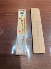 骨董　掛軸　風鎮　純金象嵌　K24　金象嵌 純金布目象嵌 ネックレス k24使用 伝統工芸 加賀木倉屋 木箱入り