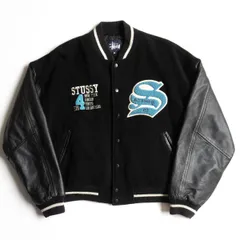 【最終値下げ】90s OLDSTUSSY big4ロゴ スタジャン M 90s STUSSY BIG4スタジャン M オレンジ/ネイビー - メルカリ