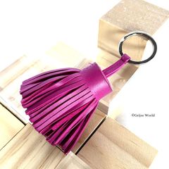 HERMES カルメン Carmen キーリング ローズパープル ランクAB