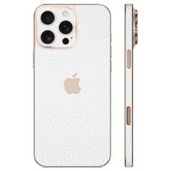 wraplus スキンシール iPhone16 Pro Max 対応 [ホワイトレザー]