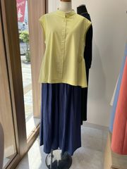 ミーターイー miiThaaii パタン トップ ノースリーブ チュニック