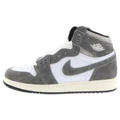 NIKE (ナイキ) GS AIR JORDAN 1 RETRO HIGH OG BLACK AND SMOKE GREY FD1437-051 エアジョーダン1 ブラック アンド スモークグレー ハイカットスニーカー ウィメンズ US7Y/25cm