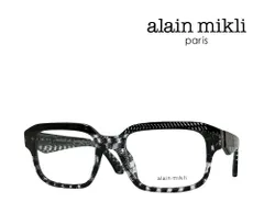 【alain mikli】 アランミクリ メガネフレーム 　A03528　002　ブラック・クリア　国内正規品