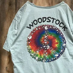 BJVA キャラ Tシャツ ビンテージ 古着 水色 スヌーピー SNOOPY ウッドストック ラブアンドピース WOODSTOCK XL相当サイズ 2503   1980 p20/