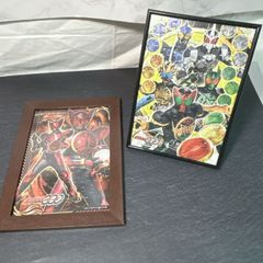 仮面ライダー　オーズ　パズル完成品　額縁入り　2個セット