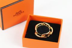 超美品】HERMES エルメス スカーフリング シェーヌダンクル ブランド