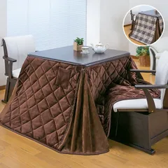 こたつ 華芝ジャパン KU-74S 華芝ジャパン カジュアルコタツ80 ＊60 KCK-683（BK）(ブラック): 家電