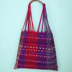 メキシコ製 ハンモックバッグ ハンドメイド つぶつぶ 040 トートバッグ