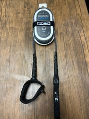FCS フリーダム ヘリックス COMP 6ft リーシュコード Smoke/White
