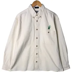 古着 90年代 リー Lee DENIM COLLECTION ボタンダウン 長袖 ホワイトデニムシャツ メンズXL相当 ヴィンテージ/eaa526446