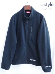 V130 [人気] Supreme シュプリーム フリースジャケット M ブラック Polartec Zip Jacket 22AW | Q★
