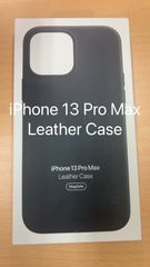 「新品」iPhone 13Pro Max 純正 レザーケース ミッドナイト
