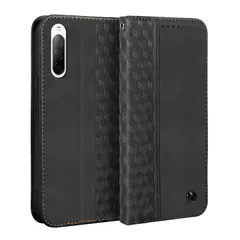 【在庫処分】Gedurya Xperia 10 IV ケース 手帳型 SO-52C ケース ひし形柄 エクスペリア10 iv ケース 手帳型 SOG07 ケース マグネット式 スタンド機能 Xperia10 IV 携帯カバー カード収納 財布型 Sony Xp