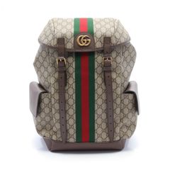 グッチ GUCCI リュックサック バックパック オフィディア GGスプリーム 598140HUHAT8564 ベージュ PVCコーティングキャンバス レザー ミディアム バックパック メンズ 新品